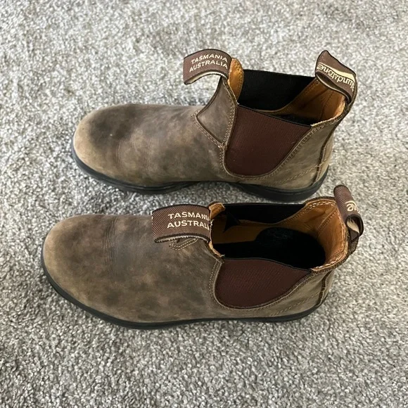 Blundstone Rustic Brown Leather Chelsea Boots - Picture 2 of 4